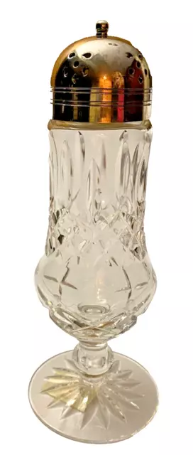 Waterford Lismore Irish Crystal 8" Sugar Shaker/Muffineer