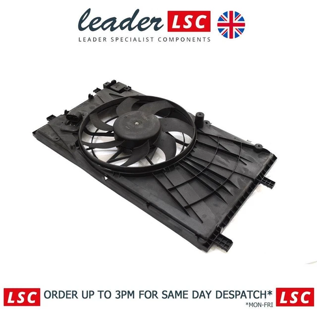 ORIGINAL VAUXHALL INSIGNIA A PETROL RADIATOR FAN & MOTOR & COWLING