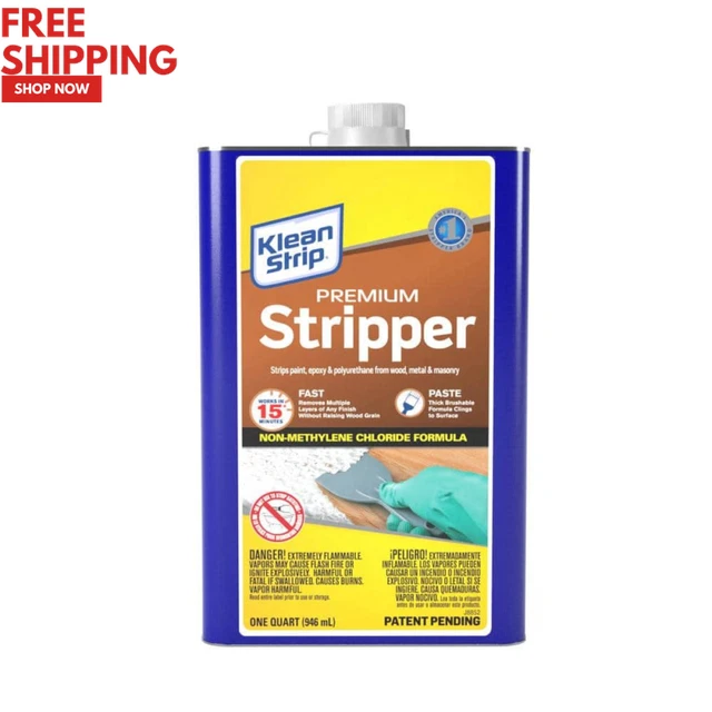 1 qt. Premium Paint Remover And Stripper Wood Metal And Masonry Surfaces Tool