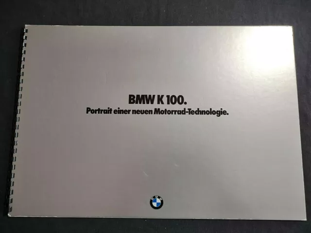 Bmw K 100 1983 Depliant
