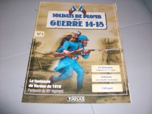 Figurine Soldat Plomb Hachette / Atlas Guerre 14-18 #22 - Échelle 1:32 - Occasion