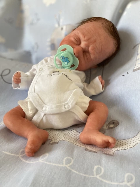 REBORN BEBE DE Silicona Platino Full Body Silicone Prematuro