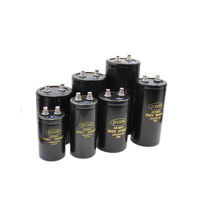 PIEDS À VIS Grand condensateur 63v-450v 1000uf - 47000uf 2 broches