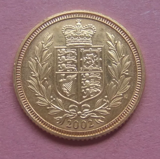 Elizabeth 11 - Gold Half Sovereign 2002........A31