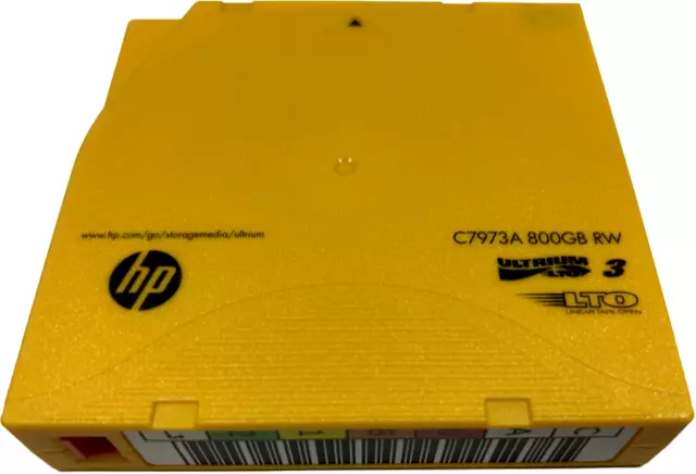 HP LTO-3 Ultrium C7973A 800GB RW Data Cartridge