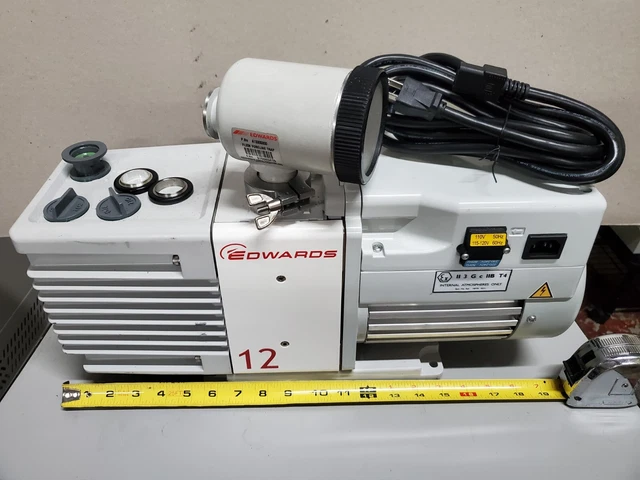 Edwards RV12 Vacuum Pump - Great Condition Clean - 120V Single Phase  Guaranteed