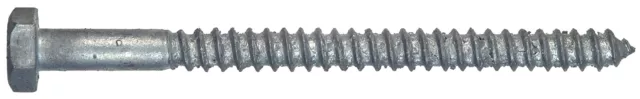 The Hillman Group 812099 Hot Dipped Galavanized Hex Lag Screw, 12 X 4-12-Inch, 2