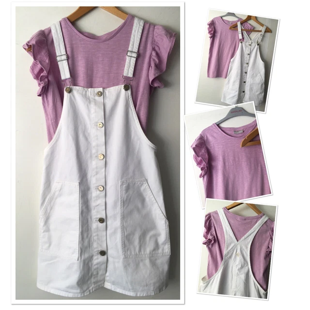 Abito estivo in denim Zara ragazze exc u 13-14 anni & nuovo top Matalan 13 anni