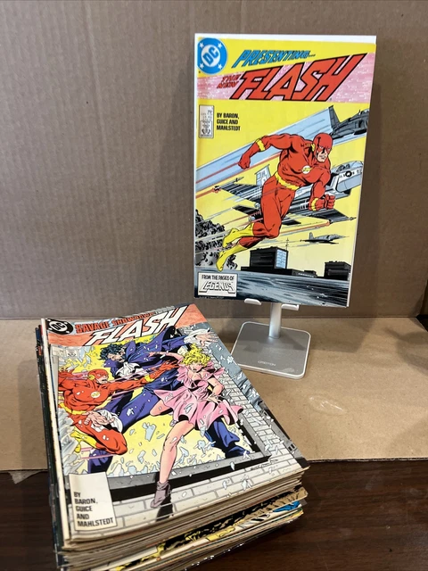 Lot of 37 DC Comics Comkc Books THE FLASH #1 & More 1987 88 89 HIGH GRADE