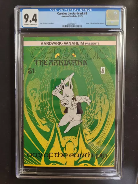 CEREBUS the Aardvark #8 NM 9.4 CGC Dave Sim 1979 comics