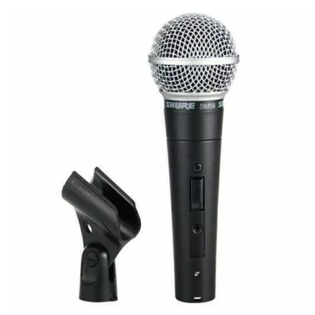 For Shure SM58 Dynamic Vocal Microphone Wired Mic with Switch With Cable