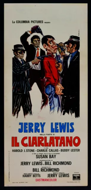 Affiche Il Charlatan The Big Mouth 1967 Jerry Lewis Stone Gangsters L38
