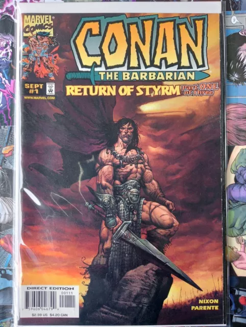 CONAN: RETURN OF STYRM ( 1998) #1, 2, 3 Marvel Comics VF/NM complete Run 2