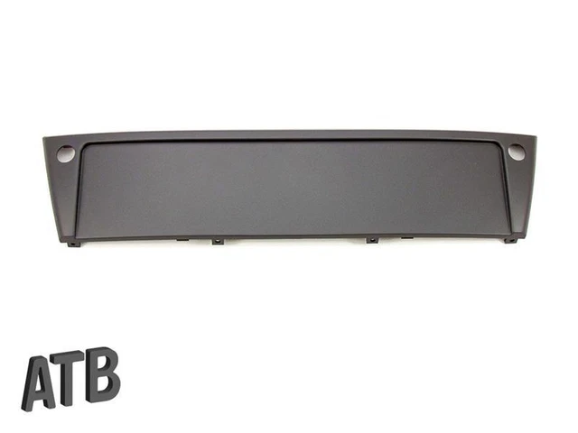 Support Plaque Immatriculation Avant 4E0 807 287 – Compatible Audi A8 D3 2005-2010 – Noir Mat De Qualité Premium