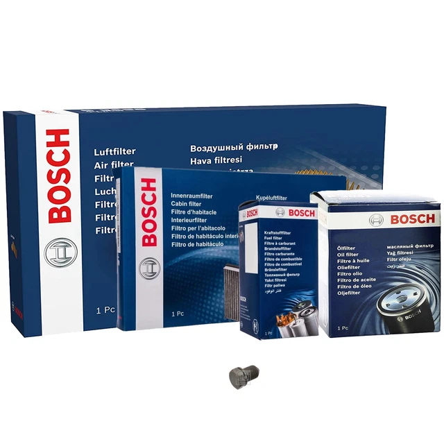 BOSCH Pacchetto Ispezione Set-filtri Filtro per Fiat Punto 199_ Multijet 1.3 D