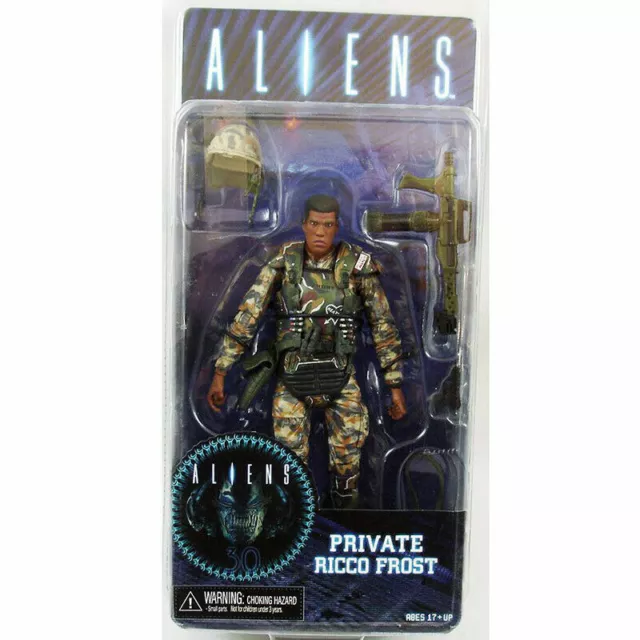 NECA Aliens Private Ricco Frost Marine 7" Action Figure 1:12 Alien Series 9 New