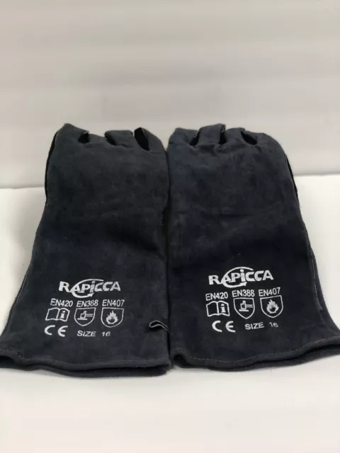 Cubilan BBQ Gloves, Grey Grilling Gloves Heat Resistant Oven