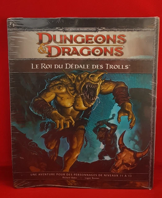 Livre Dungeons & Dragons Le Roi Du Dédale Des Trolls - Neuf Sous Cellophane
