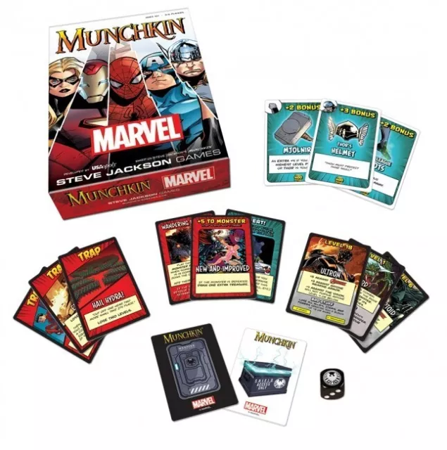 331158 Munchkin Marvel Universe Edition Role Playing Card Game Ages 10+ 3