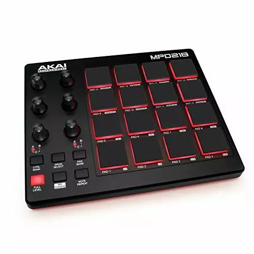 AKAI Professional MPD218 - MIDI Pad Controller/Drum Pad Maschine/Beat Maker