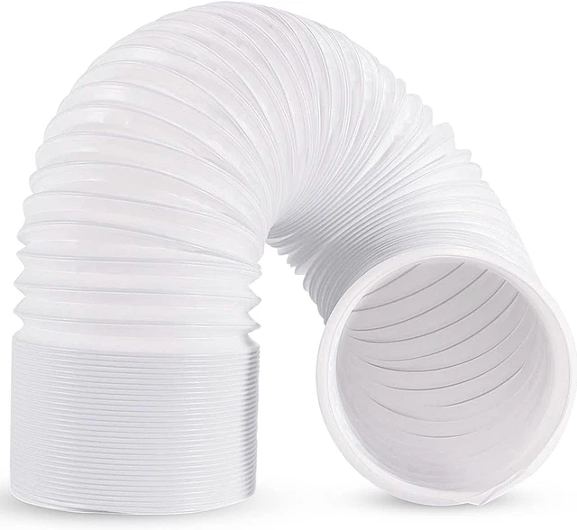 Delaman Tubo Di Scarico Flessibile Universale Per Condizionatore Portatile | Diametro 13 Cm X Lunghezza 1,5 M | Ricambio Con Filo D'Acciaio - 2