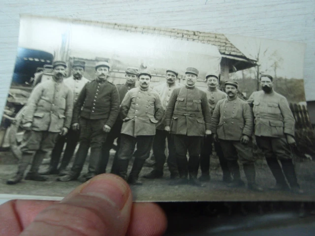 cpa- photo Poilus en pause 1914-1918. WW1