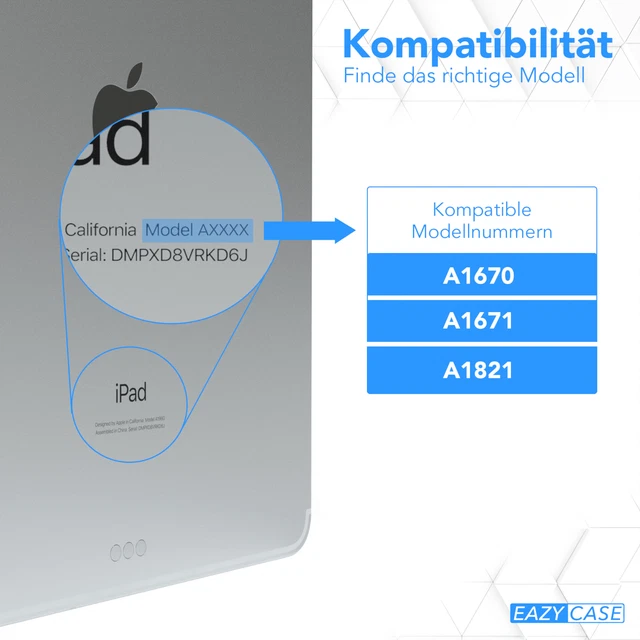 Für Apple iPad Pro 12,9" 2017 Schutzhülle Tablet Tasche Case Hülle Cover Schwarz 7