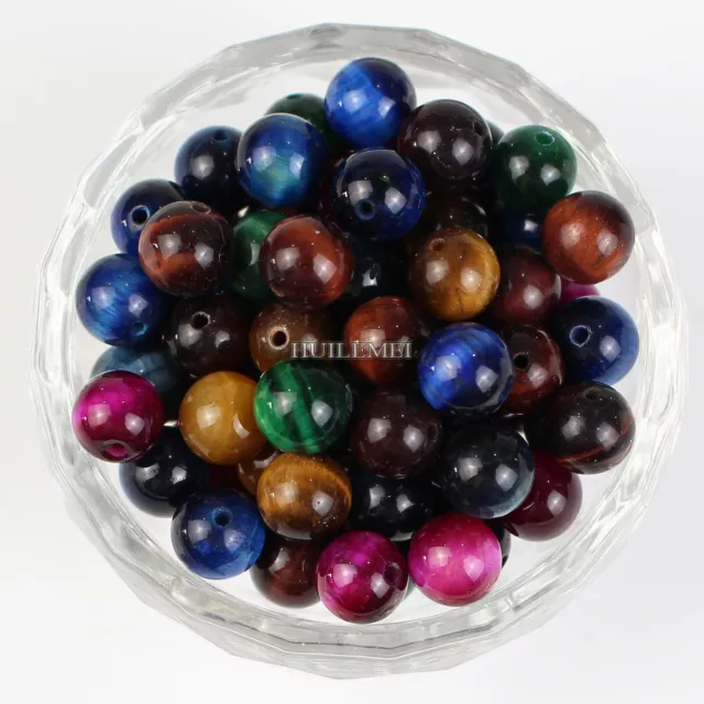 Wholesale Lots Natural Gemstone Stone Round Spacer Loose Beads 4mm 6mm 8mm 10mm