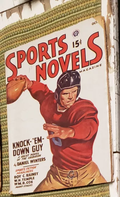 Dime Magazine Pulp October 1947 Vol. 13 #4 Sports Novels Football