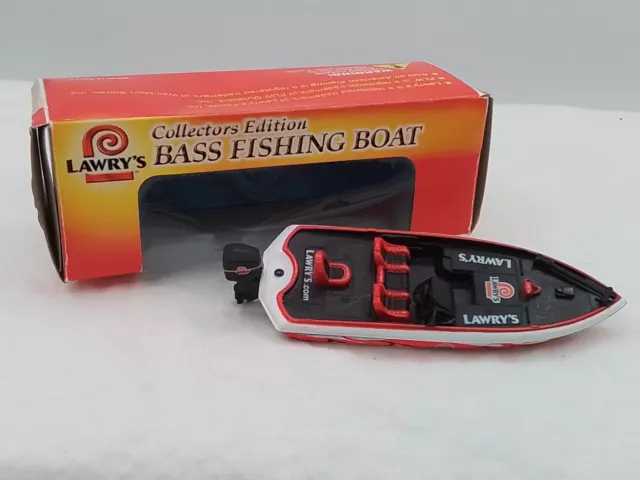 LAWRYS BASS FISHING Boat Toy 1:64 Scale Collectors Edition In Original Box  Metal $14.99 - PicClick