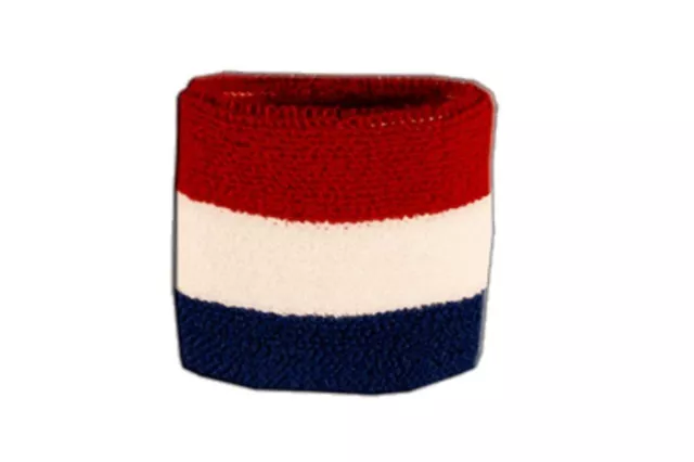 Schweißband Fahne Flagge Niederlande 7x8cm Armband für Sport