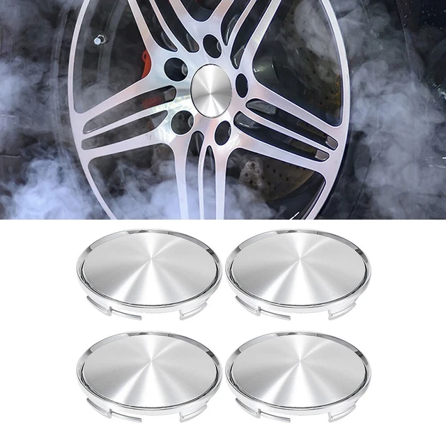 4pcs ABS Plastic Car 62mm Dia 4 Clips Wheel Center Hub Cap Cover Universal