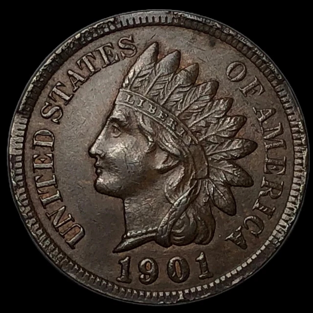 1901 Indian Head Cent Penny  J1701