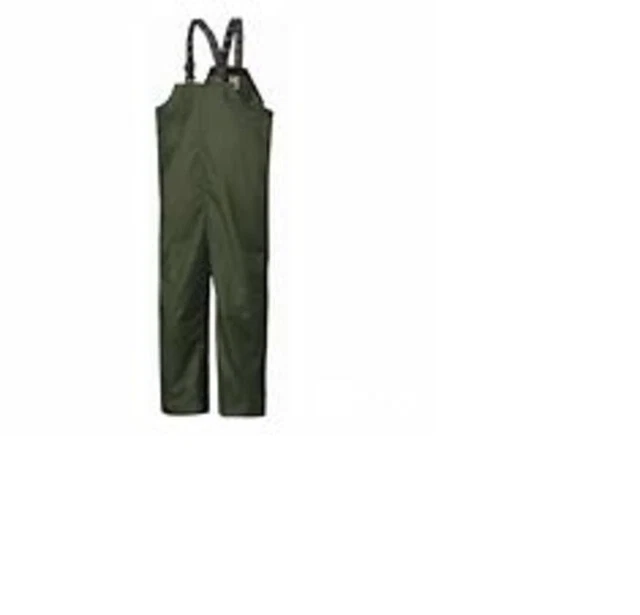 Helly Hansen Nusfjord Bib Rain Pants 490 Green - Professional Quality - Size XXL Helly Hansen Nusfjord Bib Rain Pants 490 Green - Professional Quality - Size XXL