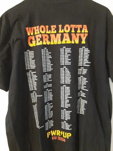 AC/DC PWR UP Whole Lotta Rosie Germany 2024 Original Tour T Shirt XXL ...