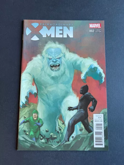 Extraordinary X-Men #2 - Phil Noto Kirby Monster Variant Cover (Marvel, 2016) NM