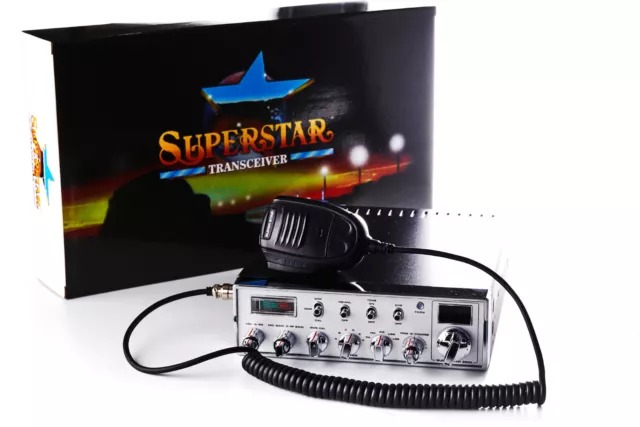 Super Star 3900 Multnorm AM/FM/SSB 4/4/12 Watt zugelassenes SSB CB Funkgerät TOP 2