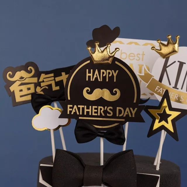 Party Cake Topper Father's Day Insert Cards Creative Cake Decorations