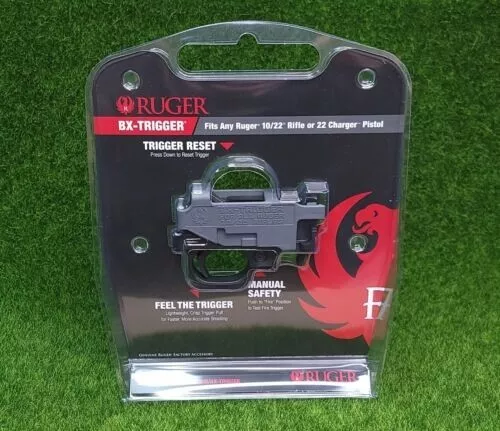 Ruger BX-Trigger Black 10/22 Rifle 22 Charger .22 LR Drop-In 2.5-3lb Pull 90462