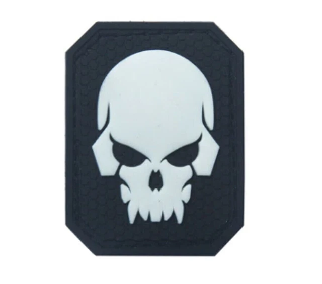 Patch Velcro PVC Paintball / Airsoft (Zombie Legion bleu