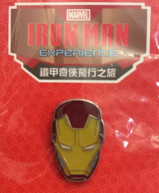 Disney HKDL Hong Kong Disneyland Marvel Avengers Iron Man Experience Helmet Pin