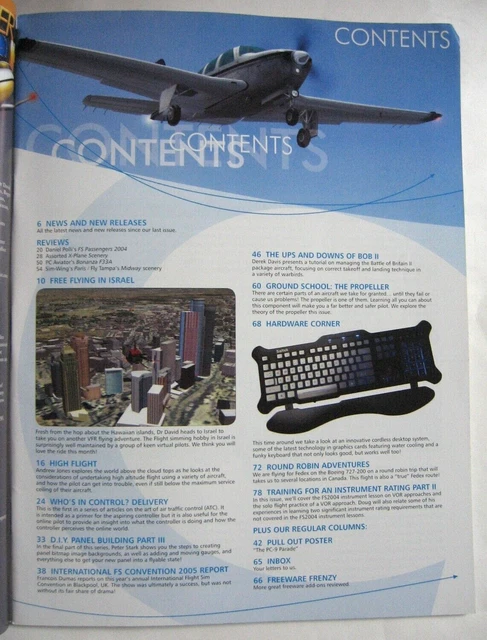 COMPUTER PILOT MAGAZINE Oct 2005 Desktop Pilots & Flight Simulator ...