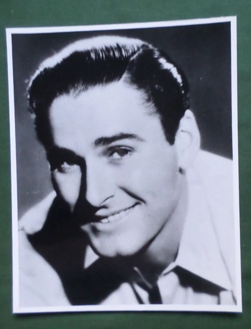 Errol Flynn  Film Star  B&W   Modern Publicity Photograph 8X10