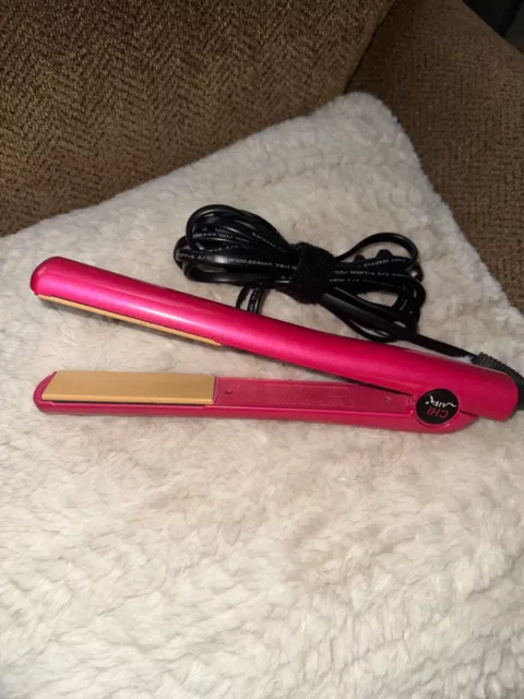 CHI AIR Expert Classic Tourmaline Ceramic Flat Iron 1” CA1080 Pure Pink 