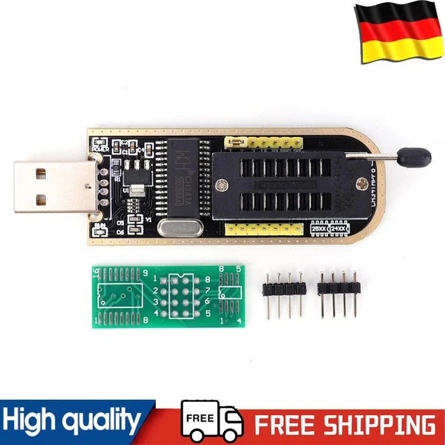 Programmatore USB CH341A Per Memorie 24/25 Serie E BIOS SPI – Con Software