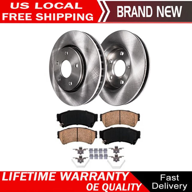 thumbnail image 2 of Detroit Axle Front Brake Kit – Disc Rotors & Ceramic Pads For Ford Fusion & Lincoln MKZ (2013-2016) 2 of 4