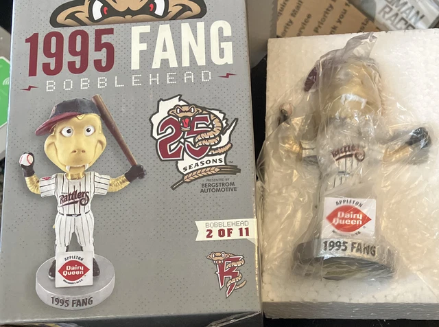 2019 Retro 1995 FANG Wisconsin Timber Rattlers Bobblehead Brewers SGA Baseball