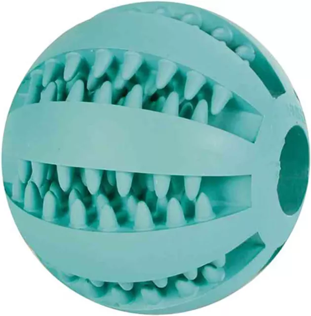 Trixie Denta Fun Natural Rubber Mint Flavour Baseball, 7 cm