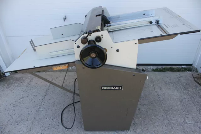 Rosback 223A Trueline Ii Perforator Slitter Scorer Rosback 223A Trueline Ii Perforator Slitter Scorer