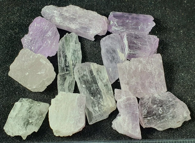 194 Ct Excellent  natural color Kunzite  Crystal Rough  Lot  From Afghanistan